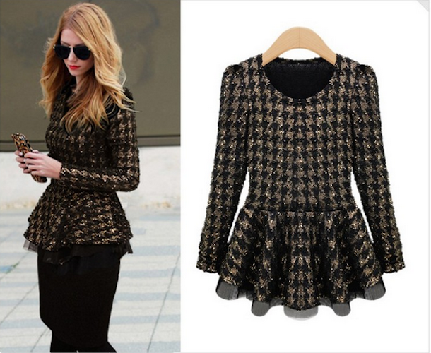 WT21688 Europe Top Black