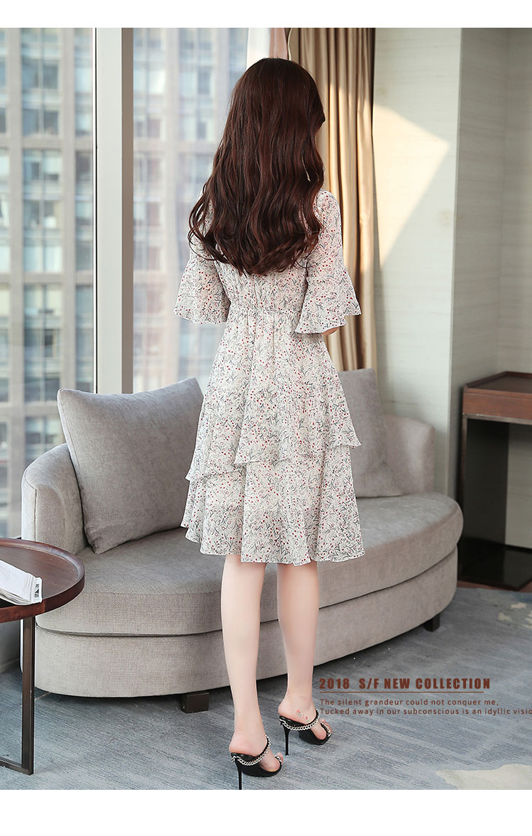 GW2273 Special Chiffon Dress As Picture