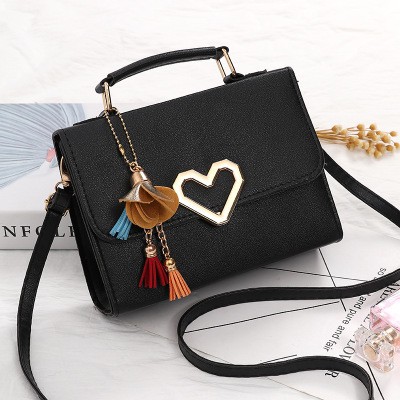 KW80376 Lovely Tassel Bag Black
