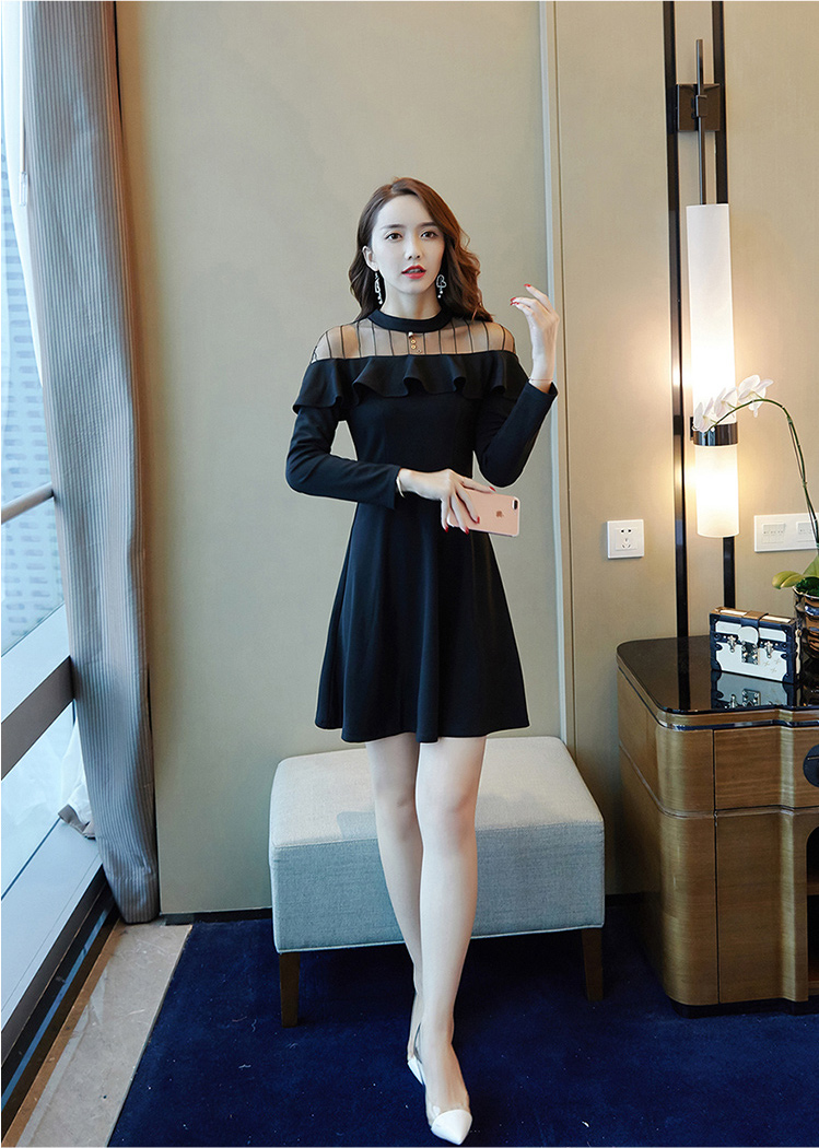 GW2293 Elegant Dress Black