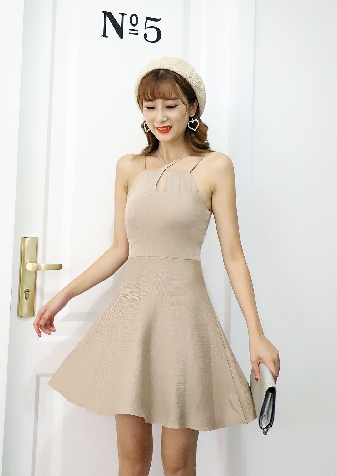 GW2295 Charming Dress Almond