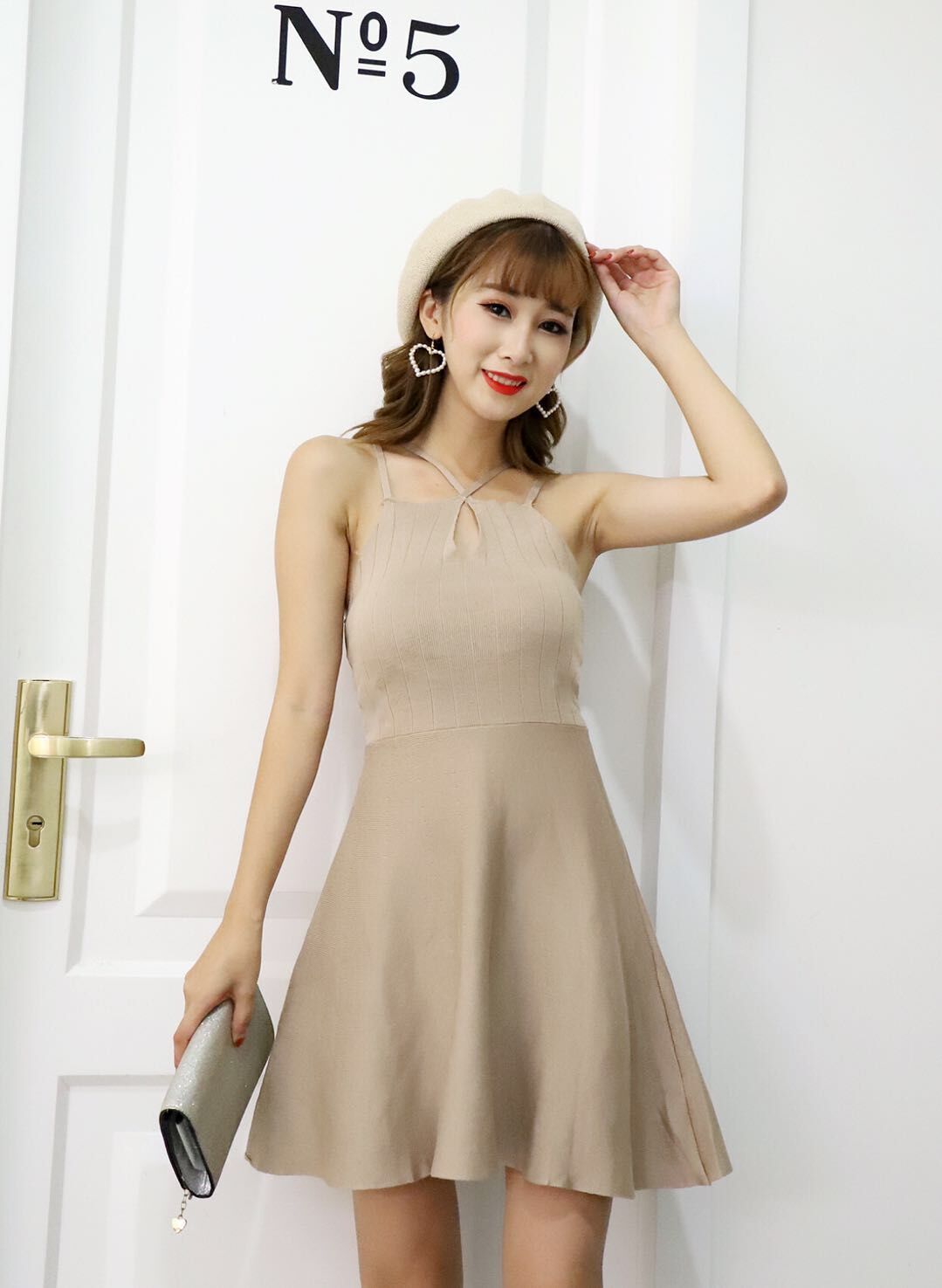 GW2295 Charming Dress Almond