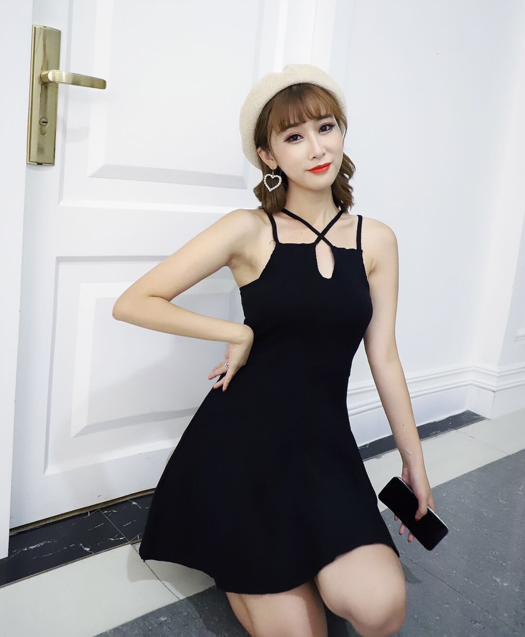 GW2295 Charming Dress Black