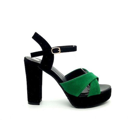 HA038 Cross Willy Heels Green