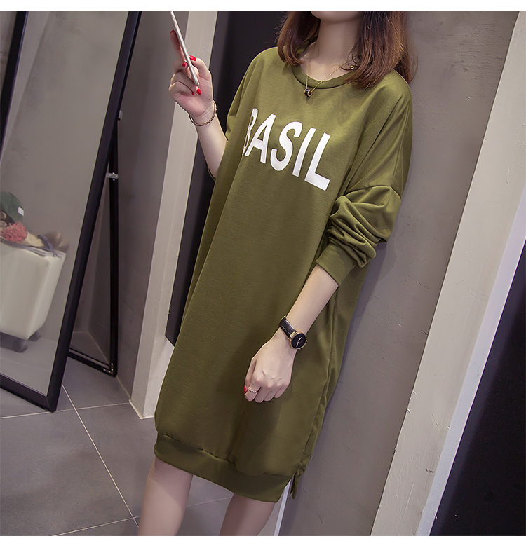 GW2318 Stylish Dress Army Green