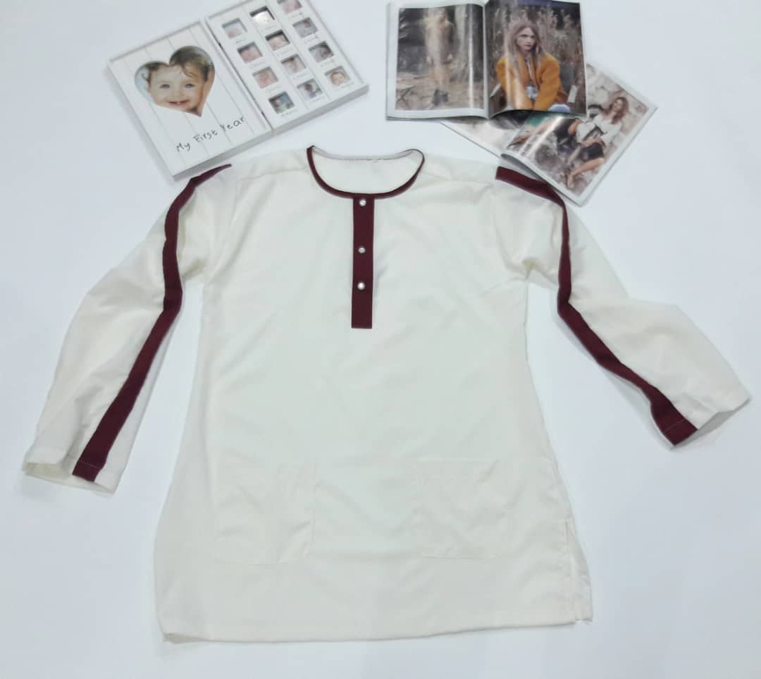 WT7682 Men's Fashion Kurta As Picture