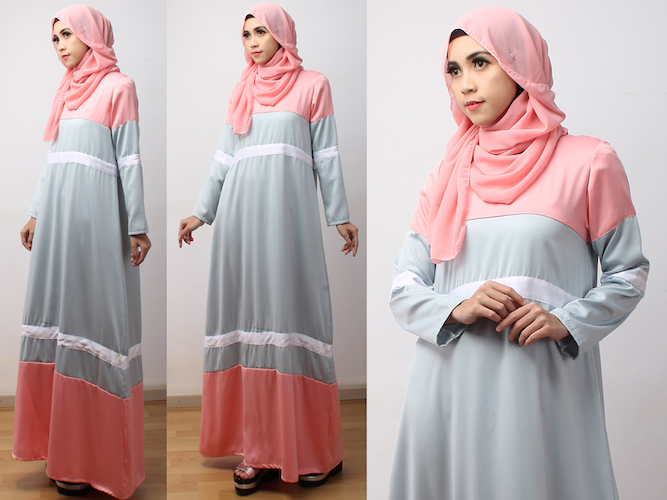 JW5048 Stylish Dress Light Blue