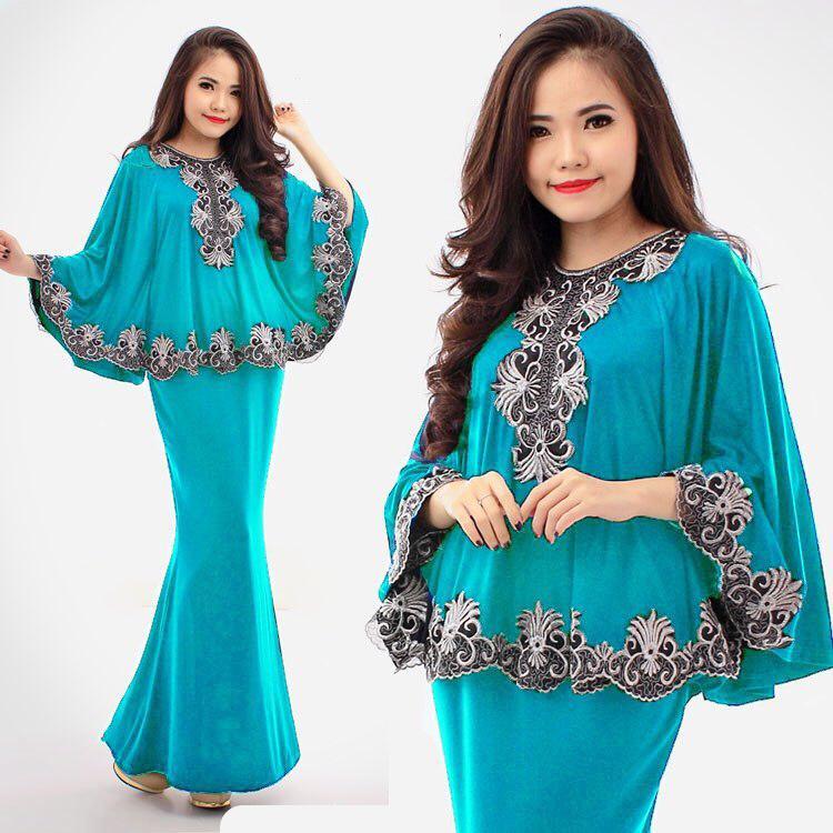 JW5007 Kurung Batwing With Skirt Tosca