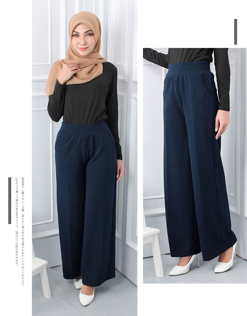 QA-541 WOMEN PANTS NAVY BLUE