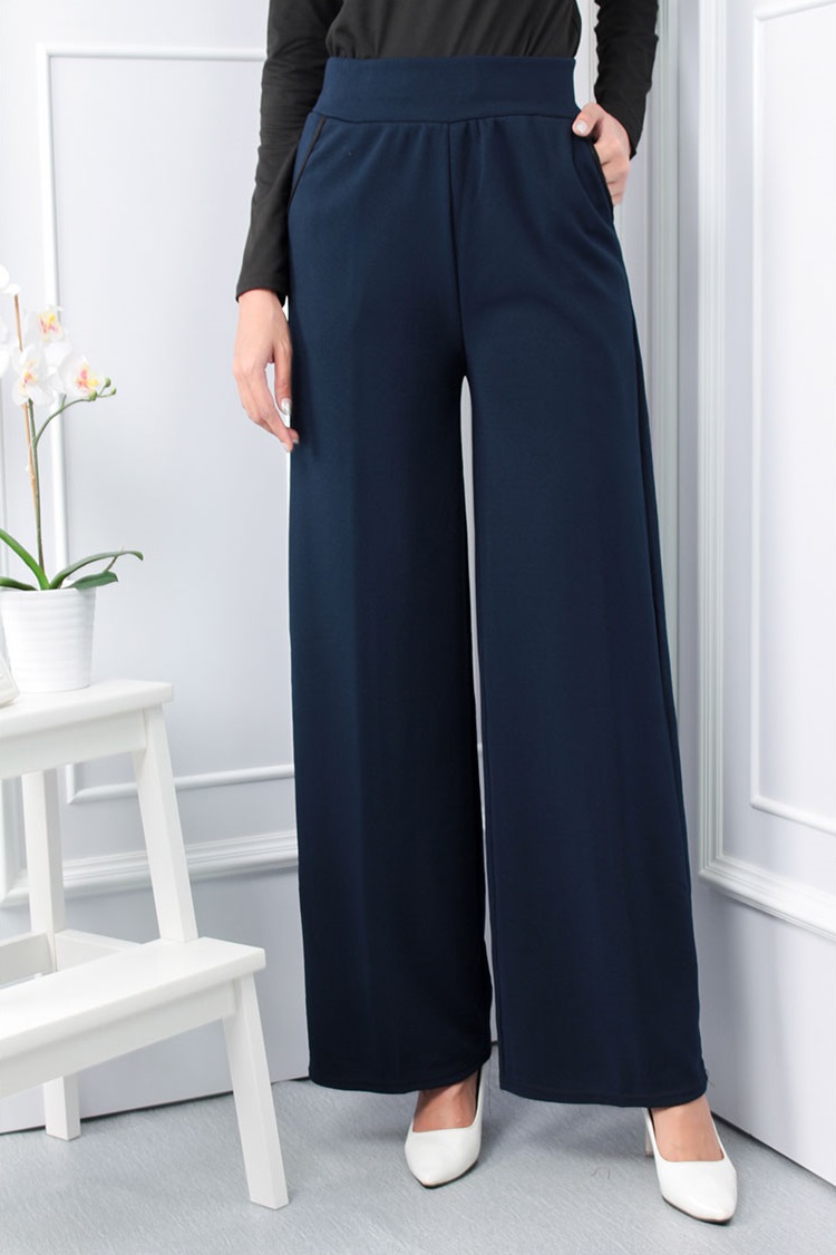 QA-541 WOMEN PANTS NAVY BLUE