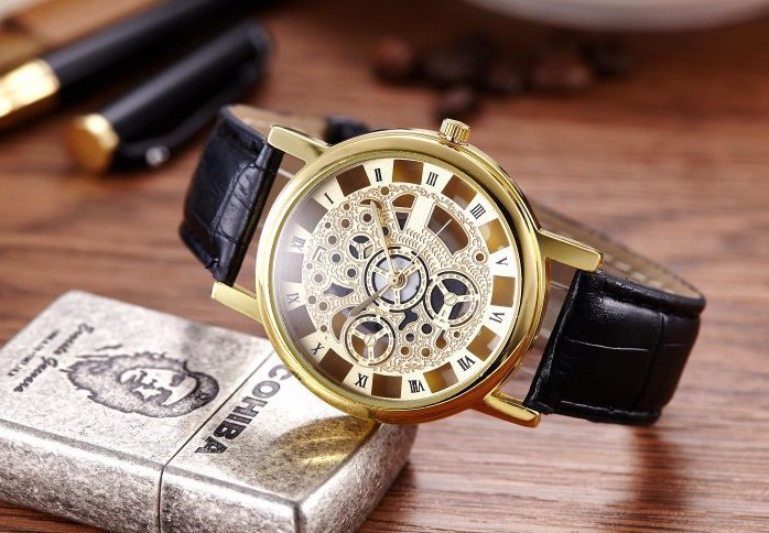 FG011 Men's Watches Gold Black