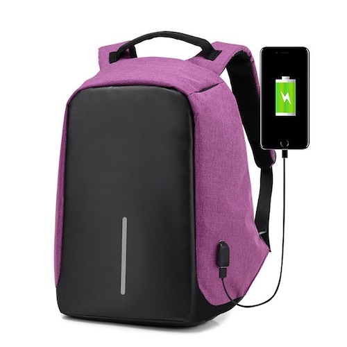 FG017 Laptop Backpack Purple