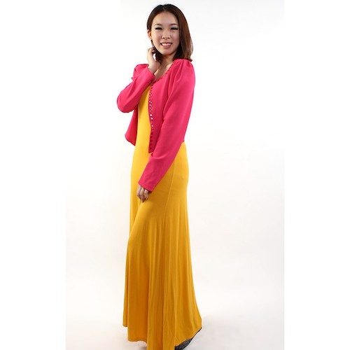 MH141 Trendy Cardigan Pink