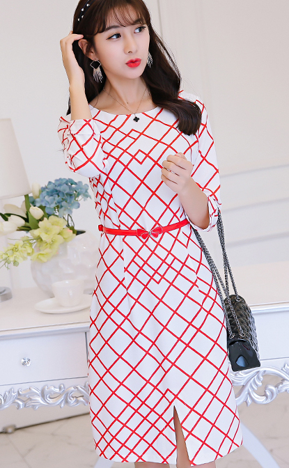 WD7700 Pretty Dress White