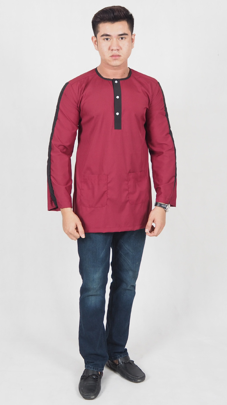 WT7702 Stylish Top Maroon