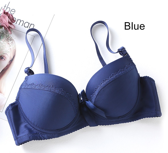 QA-612 WOMEN'S BASIC BRA BLUE