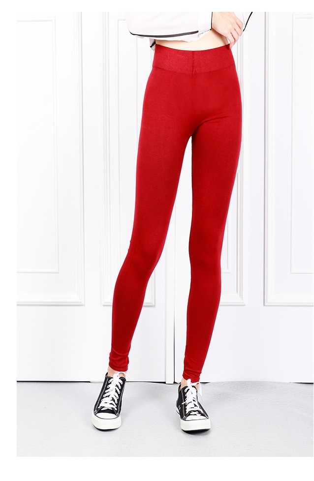 QA-619 COTTON LEGGING PANTS RED