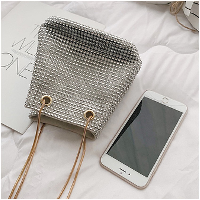 KW80465 WOMEN'S BUCKET BAG SILVER