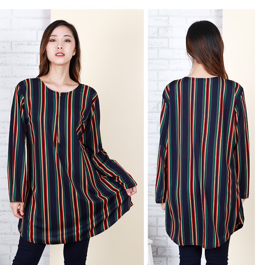 QA-667 STRIPED BLOUSE 03