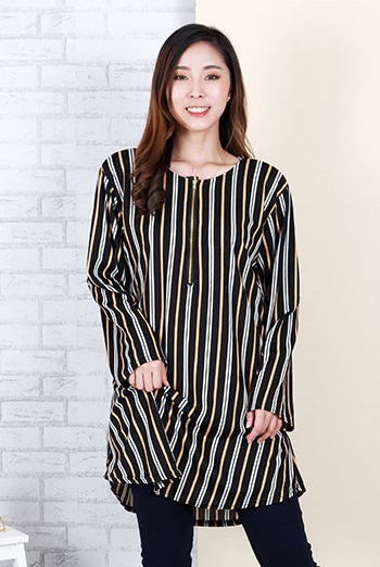 QA-667 STRIPED BLOUSE 06