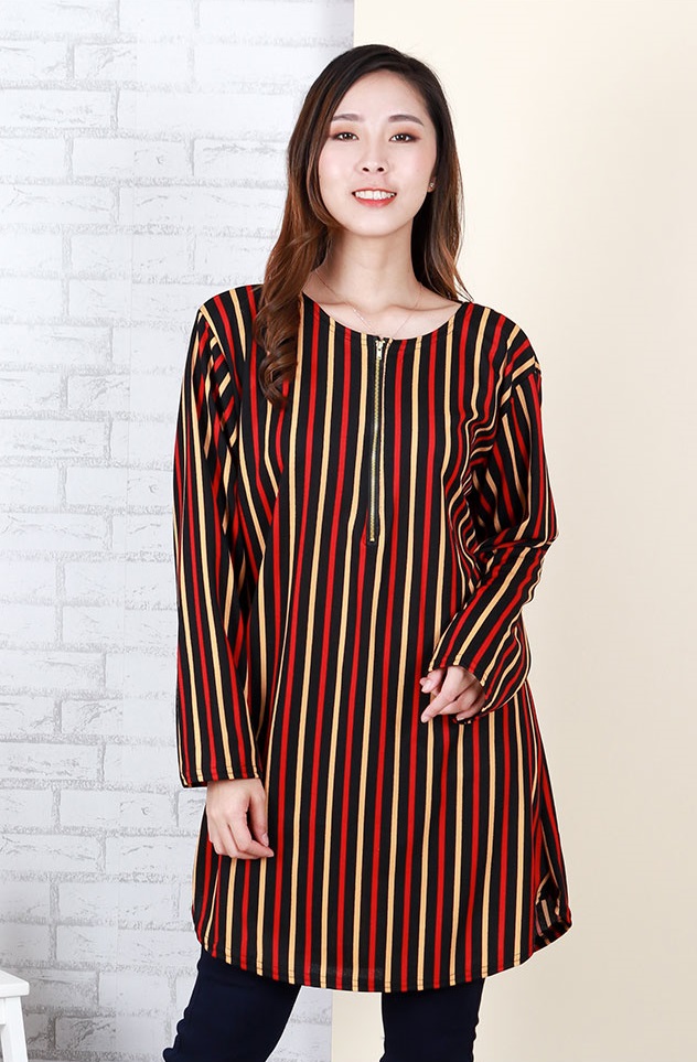 QA-667 STRIPED BLOUSE 07