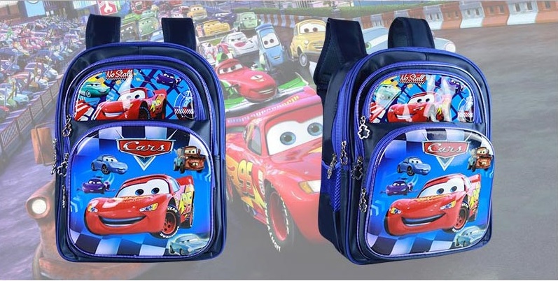 QA-668 CHARACTER SCHOOL BAGS CARS