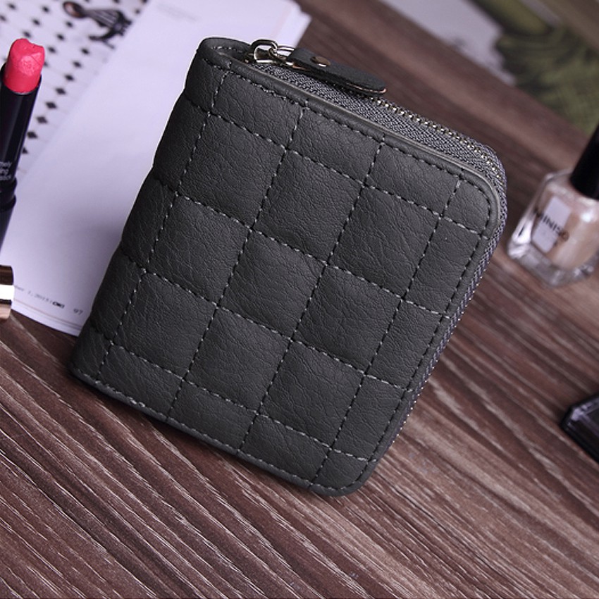 KW80482 WOMEN'S PURSE DARK GREY