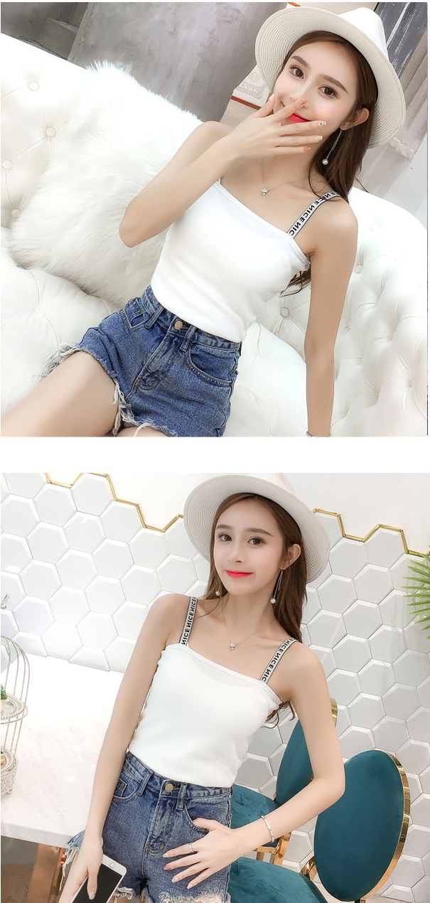 QA-674 KOREAN TANK TOP WHITE