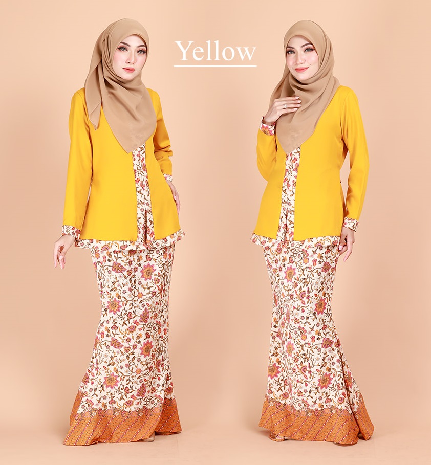 QA-691 ALEEYA MODERN KEBAYA YELLOW