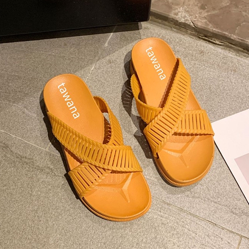 KW80539 STYLISH WOMEN'S SHOES YELLOW