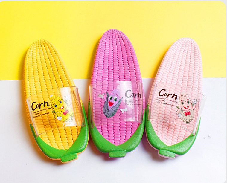 QA-730 KIDS LITTLE CORN SANDAL LIGHT PINK