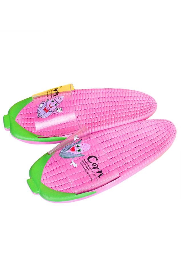 QA-730 KIDS LITTLE CORN SANDAL DARK PINK