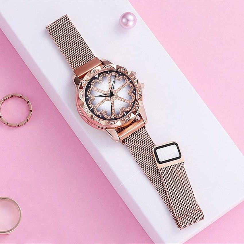 KW80733 SIXO FLOWER WATCHES ROSE GOLD