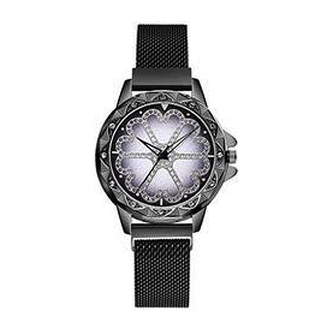 KW80733 SIXO FLOWER WATCHES BLACK
