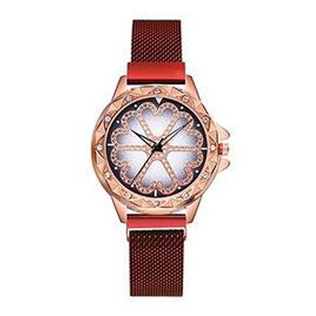 KW80733 SIXO FLOWER WATCHES RED