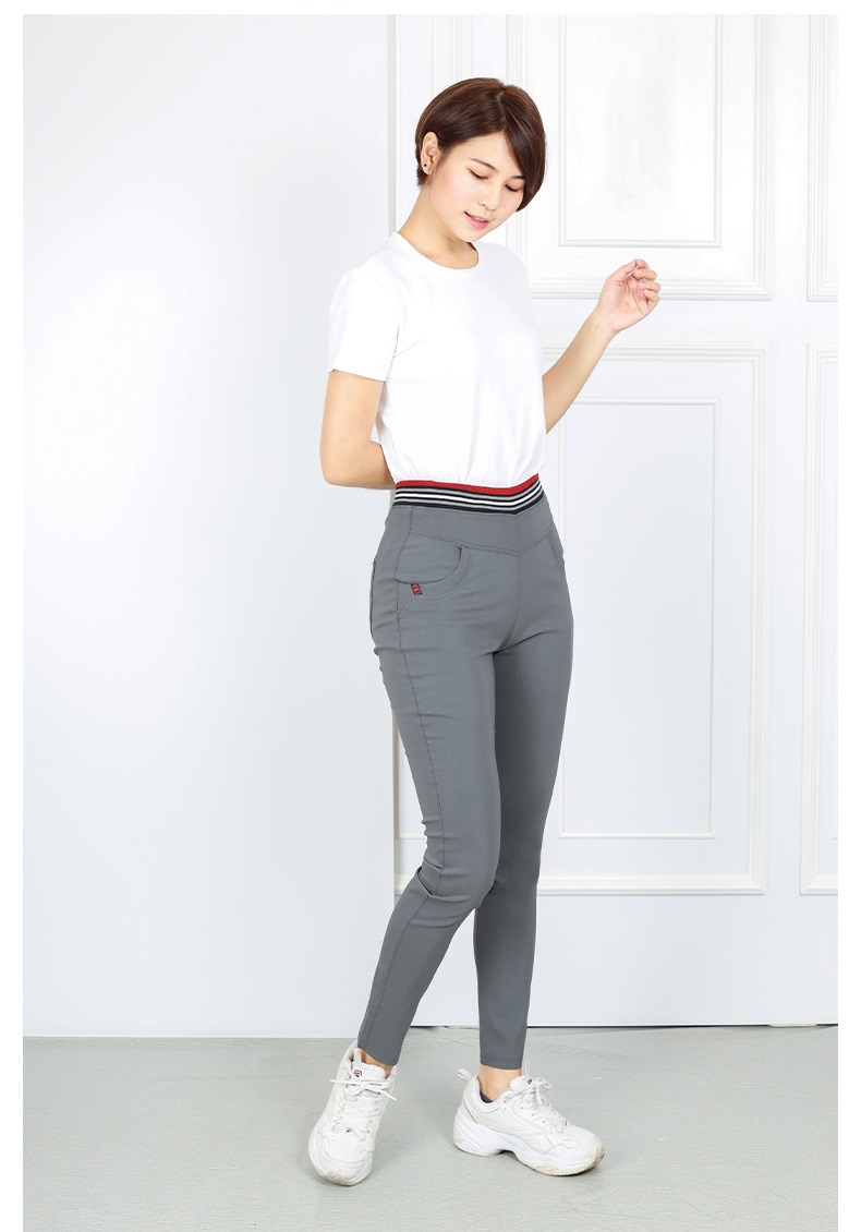 QA-771 WOMEN'S CASUAL PANTS GREY