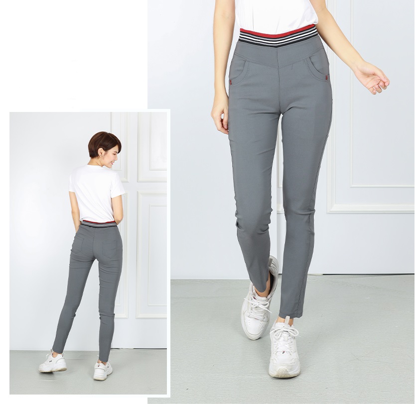 QA-771 WOMEN'S CASUAL PANTS GREY