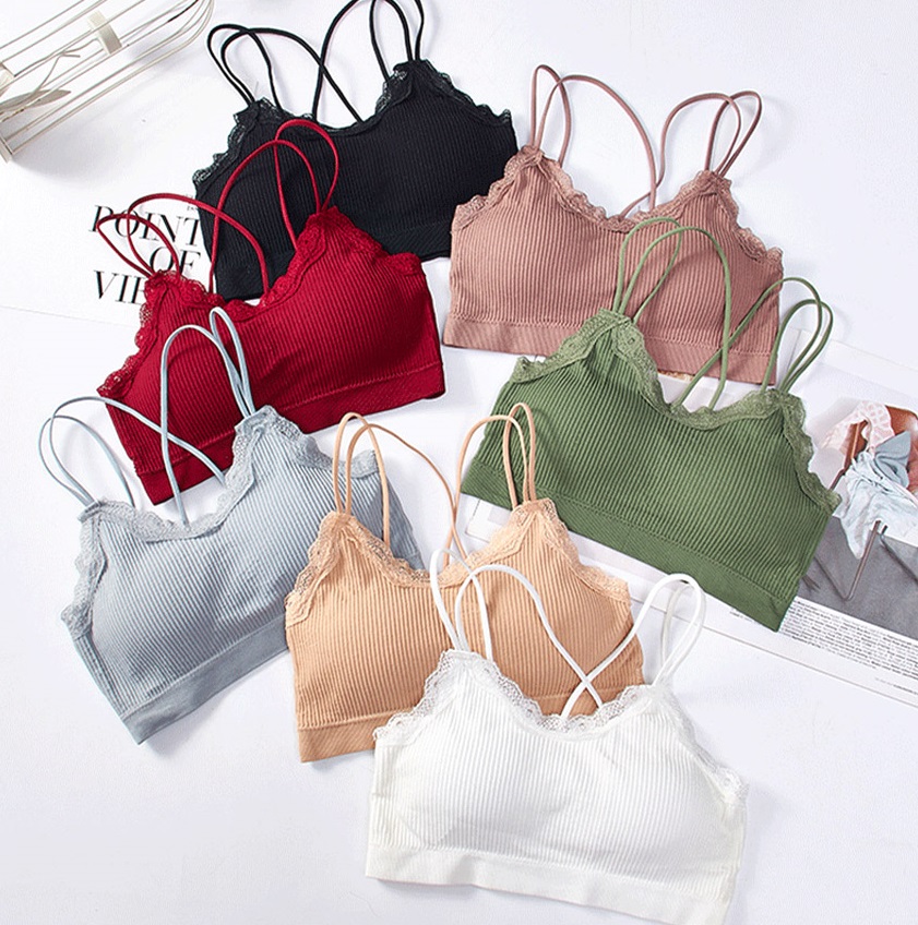 QA-768 WOMEN'S TUBE BRA ARMY GREEN