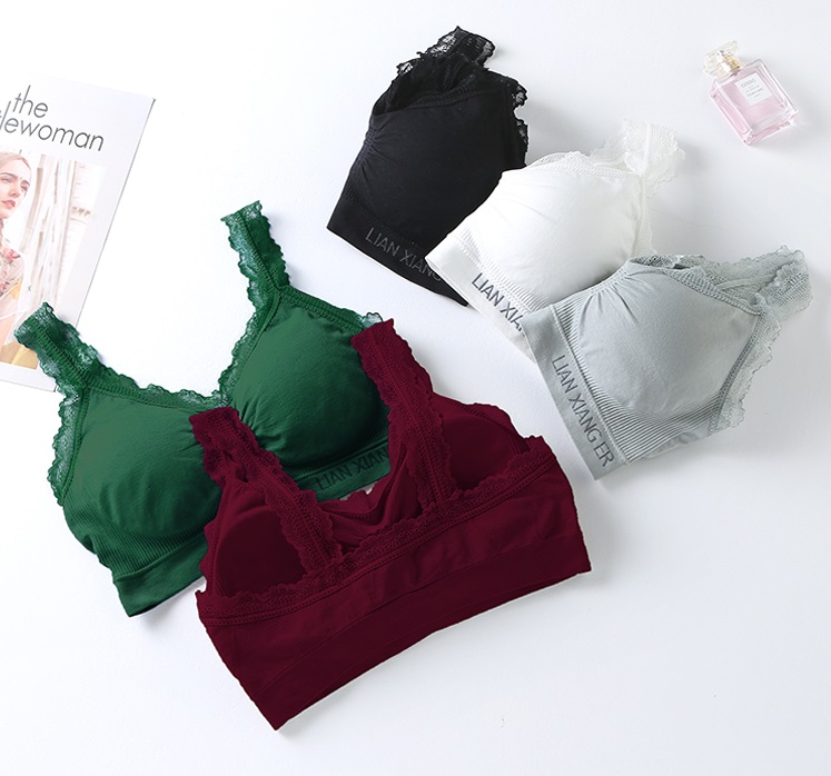 QA-770 LACE TUBE BRA MINT