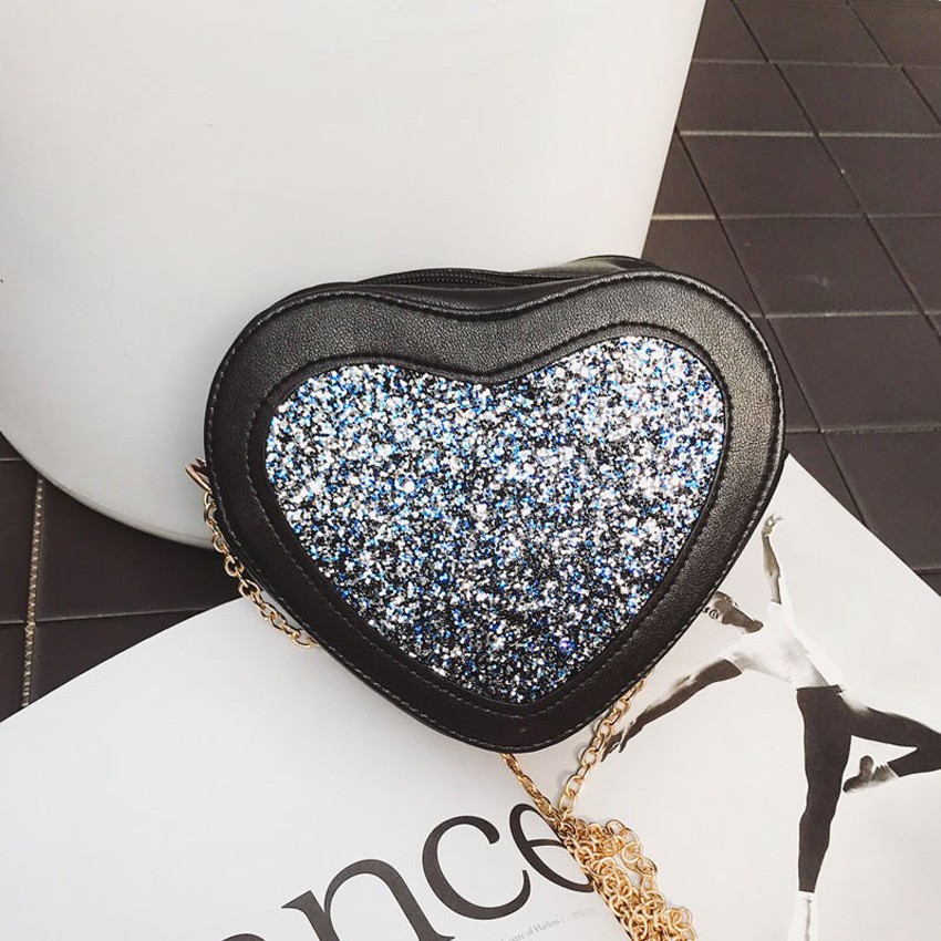 KW80791 Glitter Love Sling Bag Blue