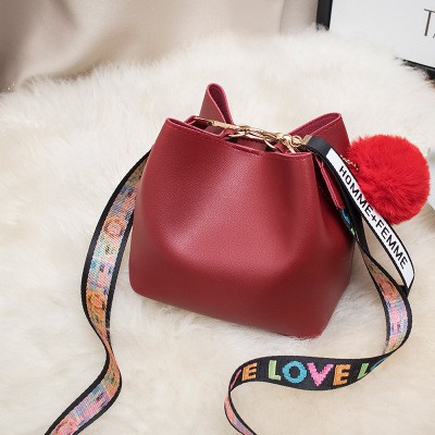 KW80811 Bucket Women's Handbag Red