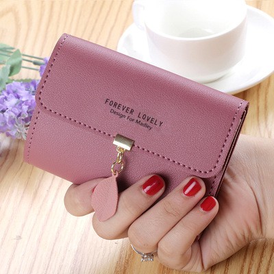 KW80837 Women's Small Wallet Dark Pink