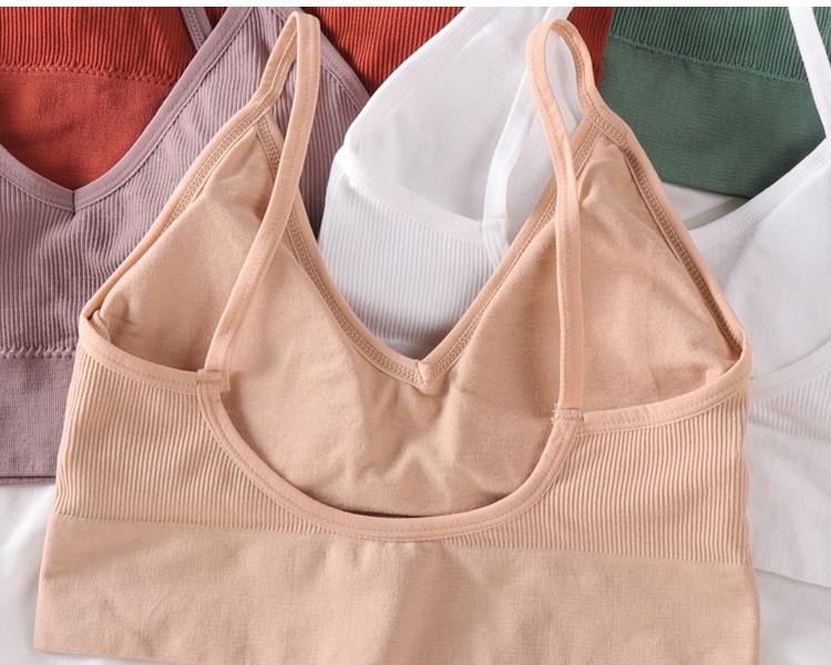 QA-800 BRALETTE CROP TOP KHAKI