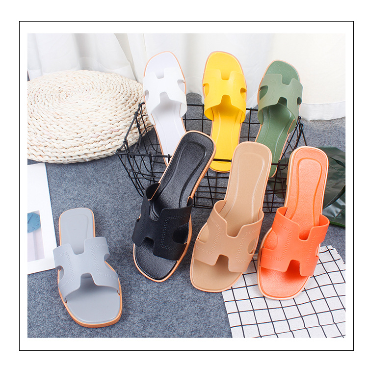 QA-806 FLAT SANDALS ORANGE