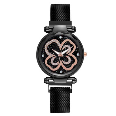 KW80908 Four Leaf Watches Black