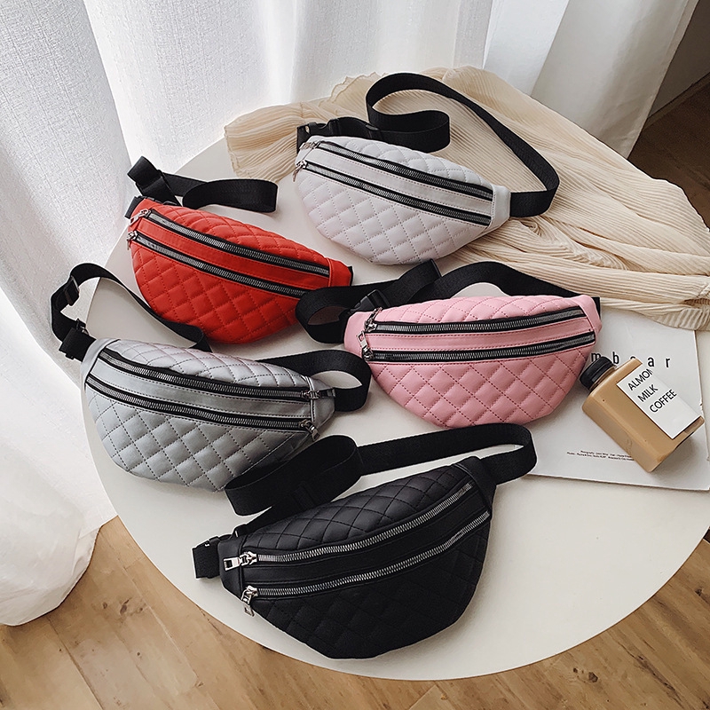 KW80916 Trendy Chest Bag Silver