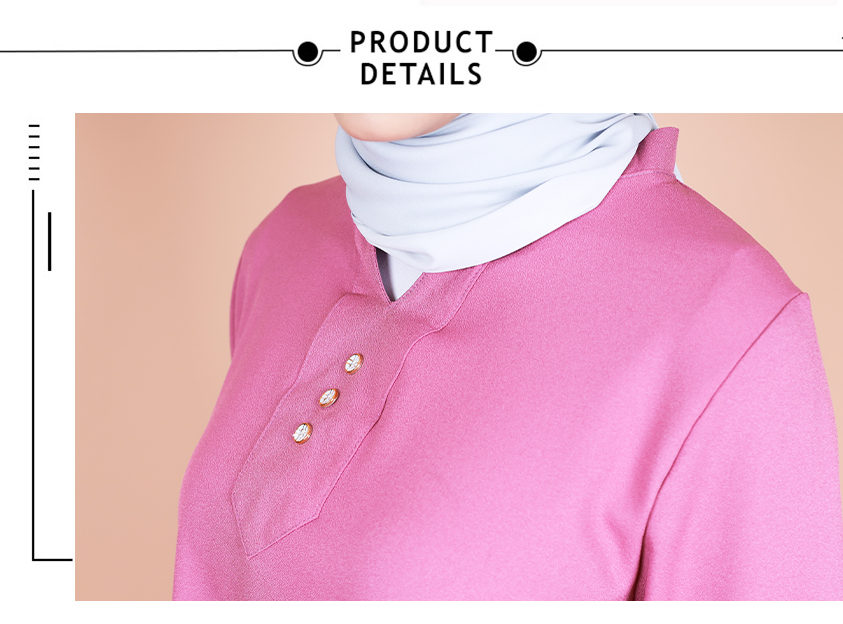 QA-839 - Stylish Front Button Blouse Teal