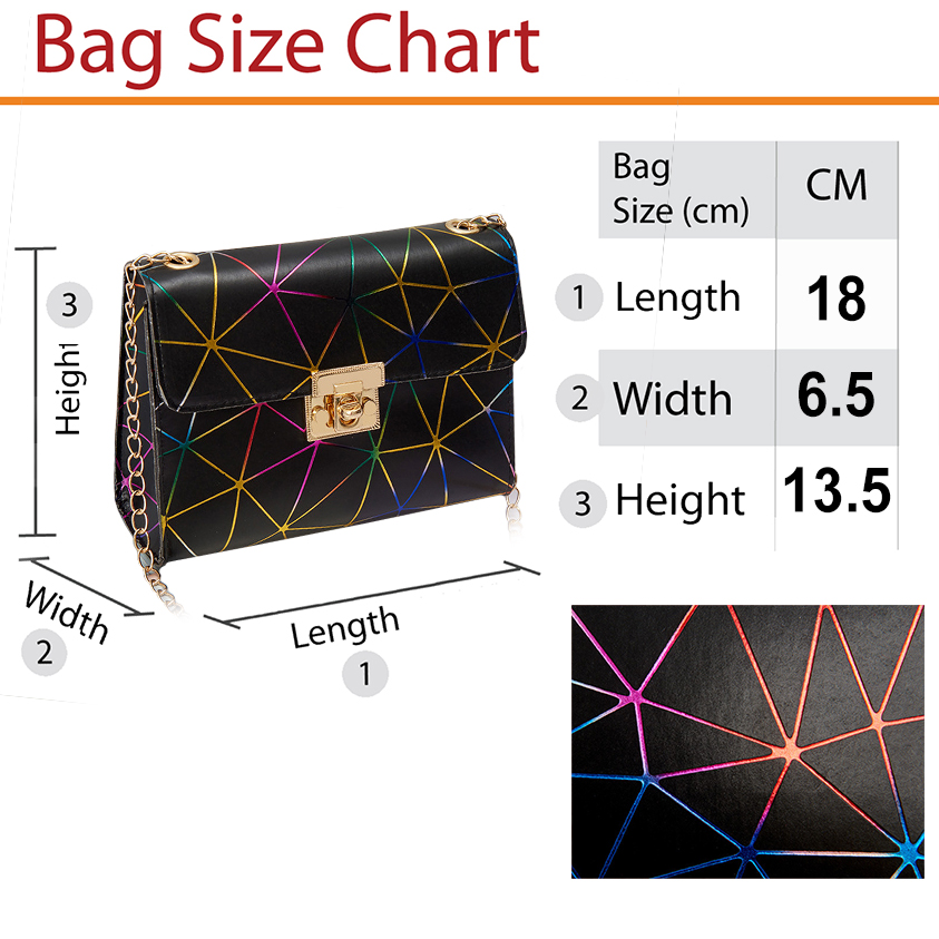 QA-863 - Trendy Line Sling Bag White