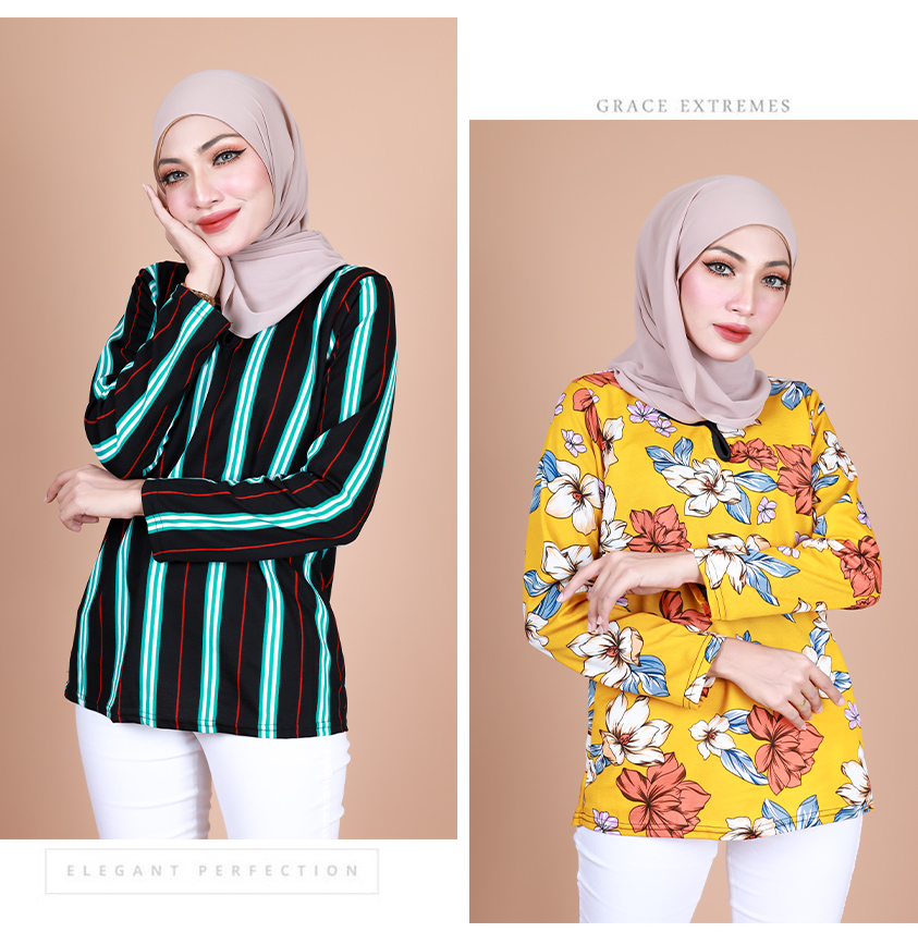 QA-875 - Fashion Long Sleeve Blouse 01
