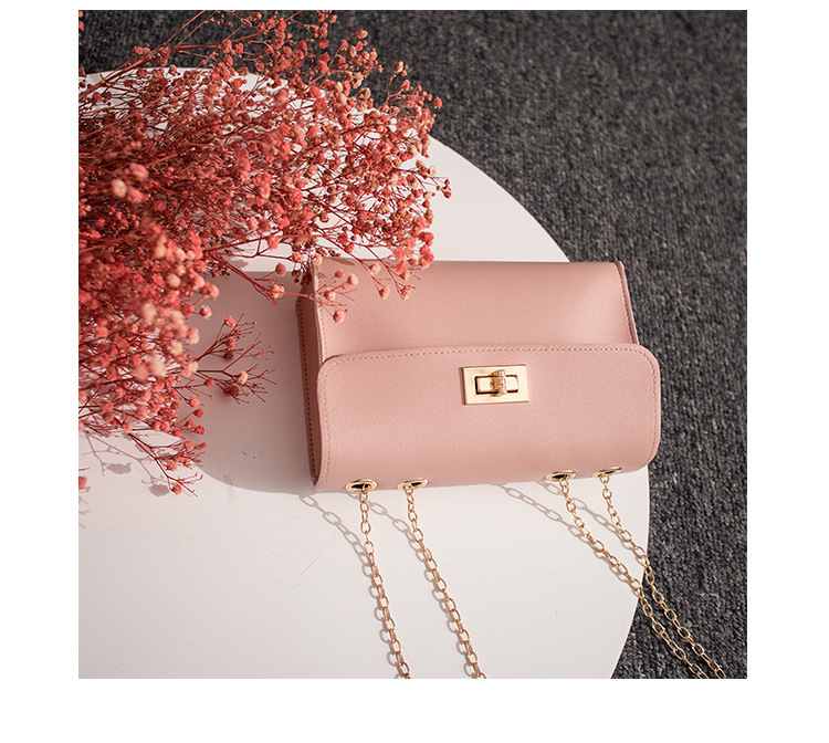 QA-871 Fashion Chain Sling Bag Pink